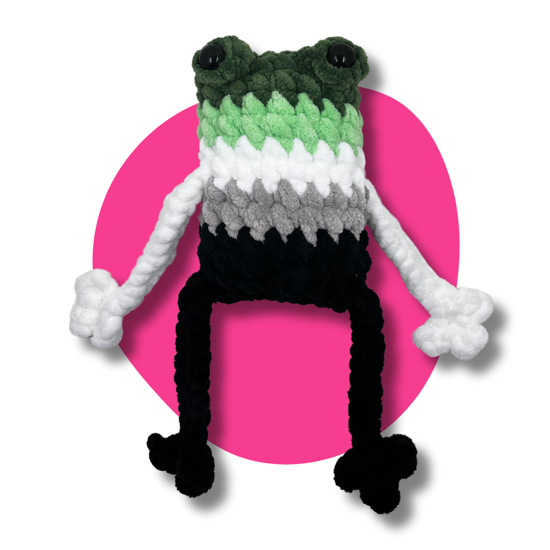 Jumbo Aromantic Pride Frog