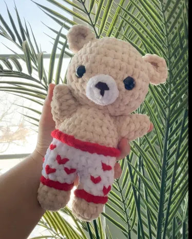 Valentine Bear - Crochet Pattern